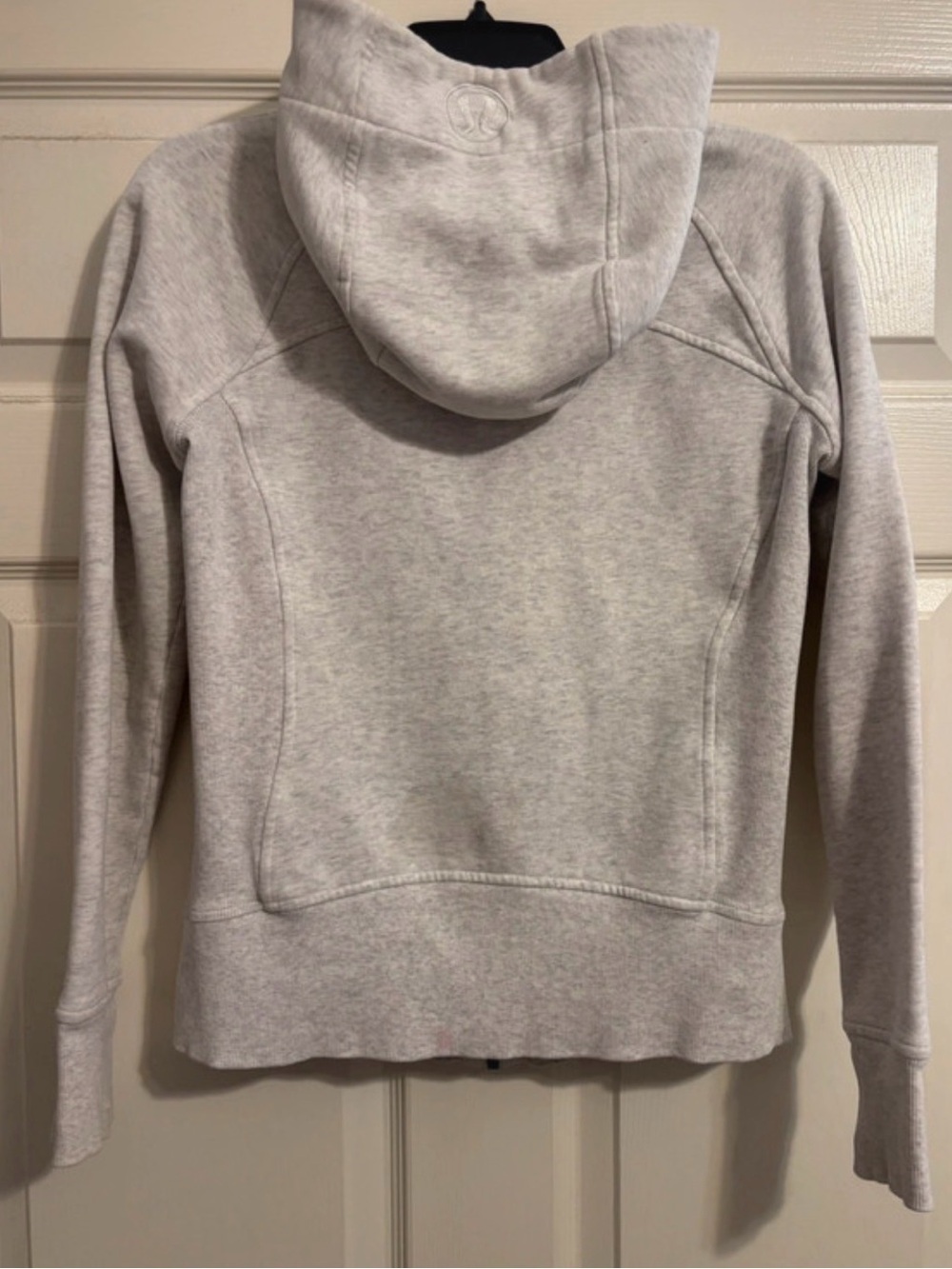 `Lululemon Scuba Full Zip Hoodie Heathered Gray Sz 6 - Picture 7 of 16